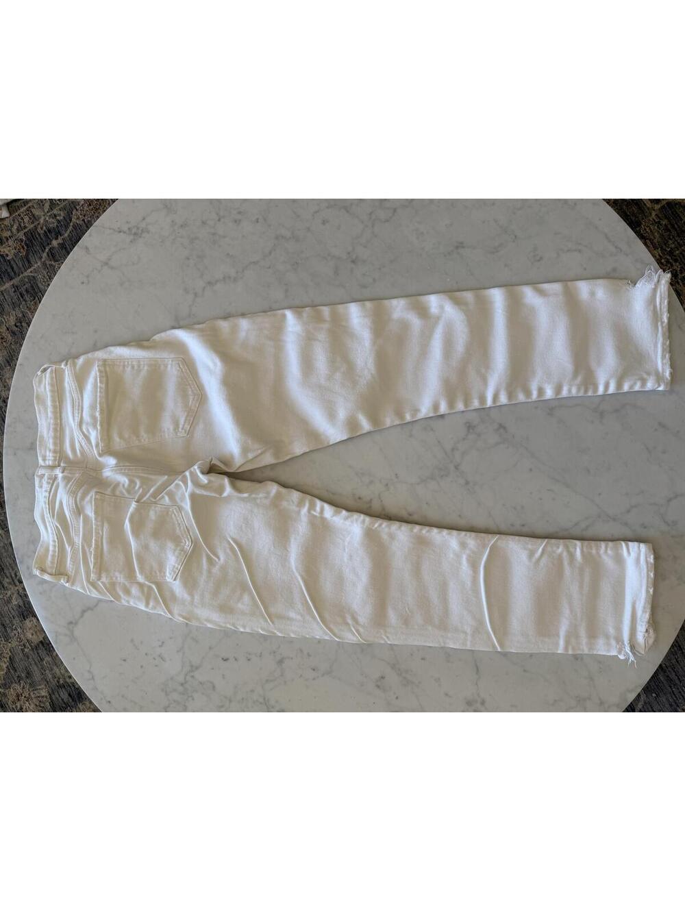 AGOLDE White Straight Leg Jeans Size 27 - Picture 6 of 7